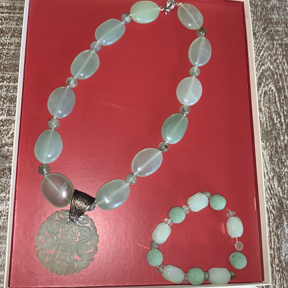 Jade Necklace (No Bracelet Included)